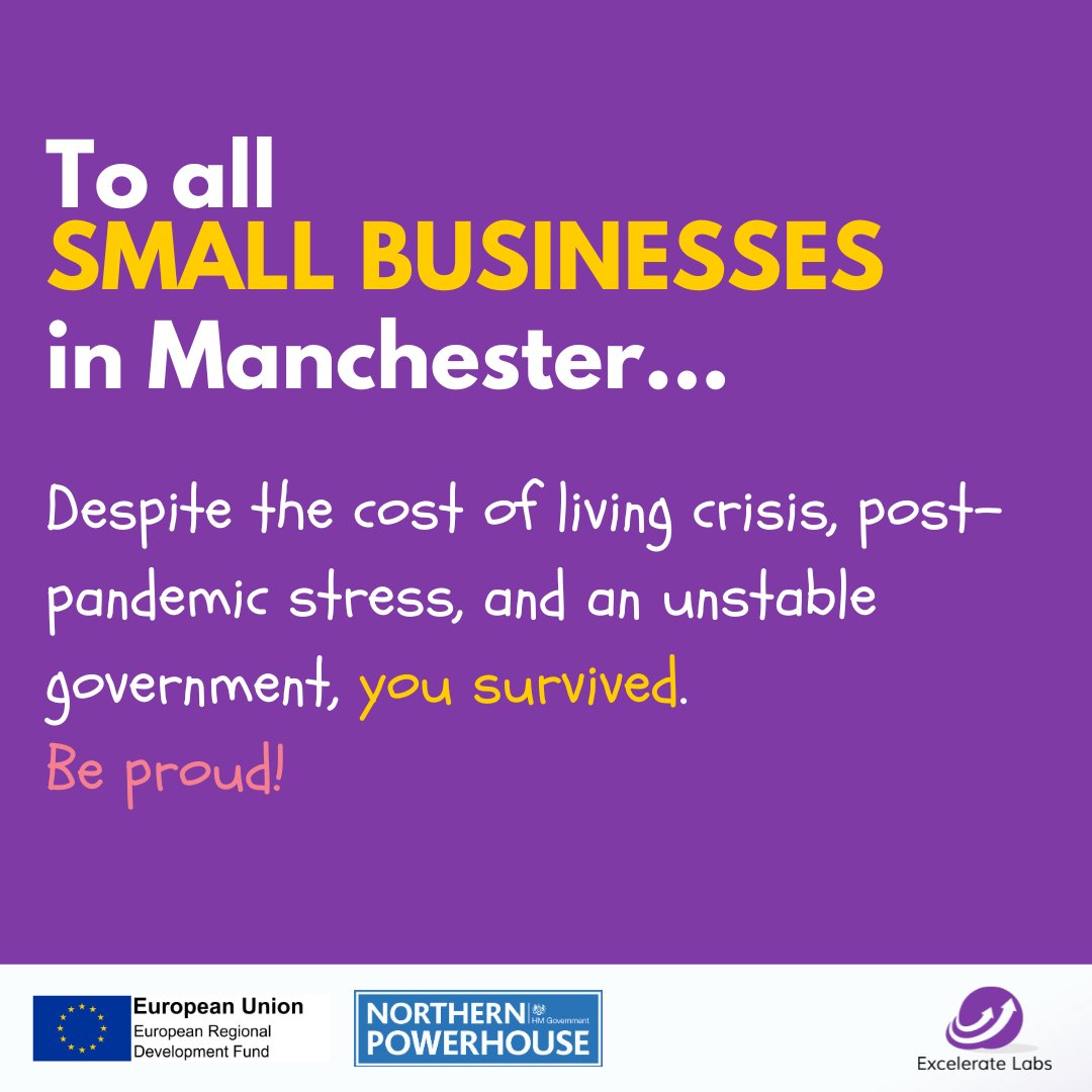 Excelerate Labs (@exceleratelab) on Twitter photo A little reminder for #smallbusinesses in #Manchester and #GreaterManchester. ‡οΈ
Looking for free business support and women empowerment wrapped into one? Contact us today!
π§ exceleratelabs@thewo.org.uk
π 0161 327 0967 A little reminder for #smallbusinesses in #Manchester and #GreaterManchester. ‡οΈ
Looking for free business support and women empowerment wrapped into one? Contact us today!
π§ exceleratelabs@thewo.org.uk
π 0161 327 0967