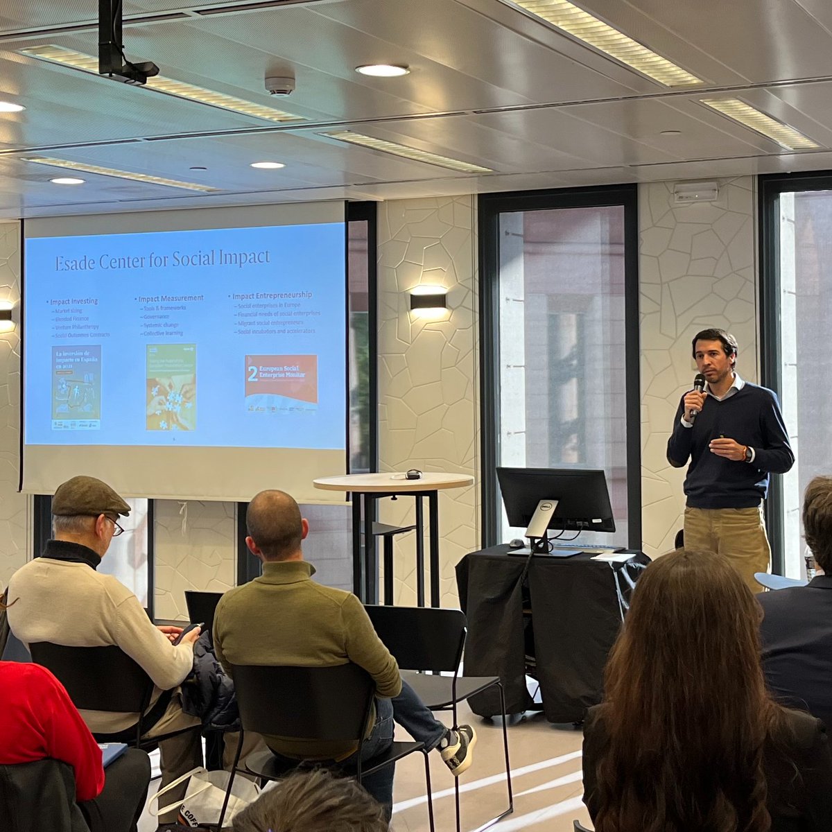 EsadeSocImp's tweet photo. At our Impact Entrepreneurship Day yesterday, we heard about social entrepreneurship in Europe, the challenge of matching investor and enterprise expectations when impact is in the equation,  challenges and opportunities for impact startups, and more. Thanks to all our speakers! https://t.co/yhSGNh5jmP