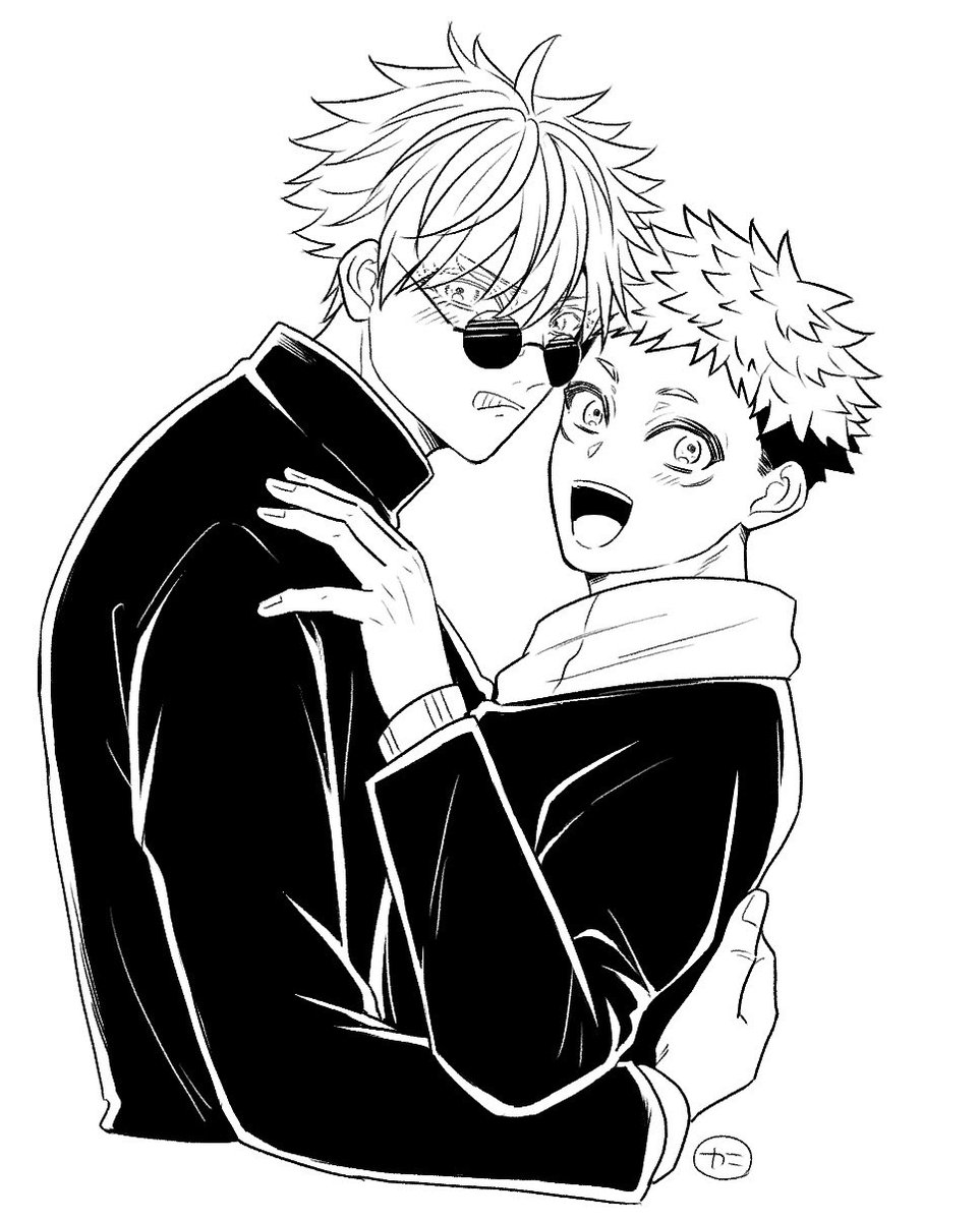 ずっと描きたかった呪専5️⃣🐯クン🥺🫶🫶❤️‍🔥 