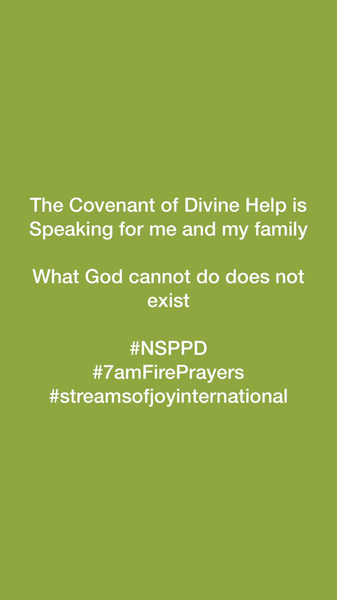 WordsPriceless's tweet image. #nsppd #7amfireprayers #streamsofjoyinternational #whatGodcannotdodoesnotexist