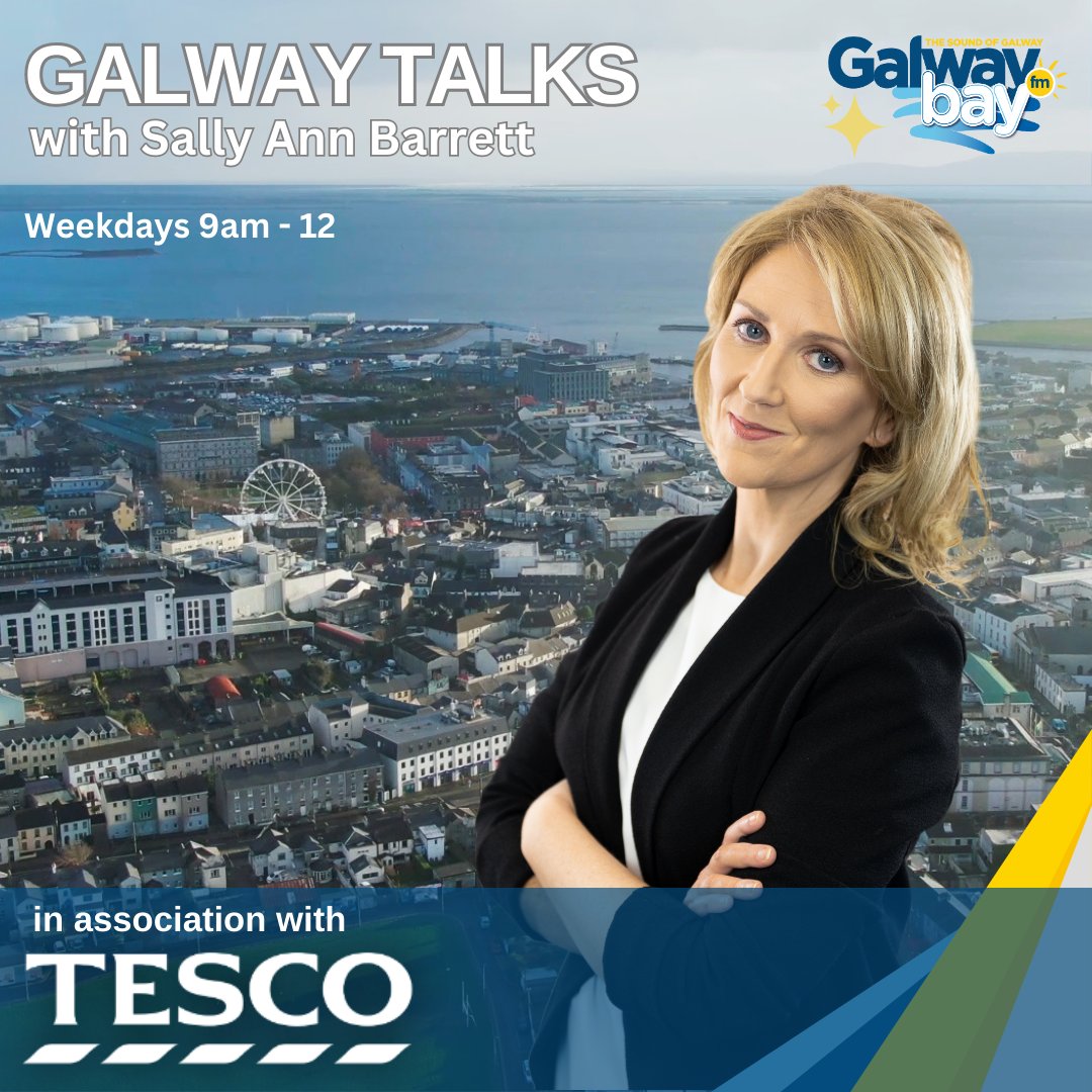 On Galway Talks today: ◾ Physiotherapist encourages women not to suffer in silence ◾ Galway Grandmother wins at World Transplant Games ◾ Rachel Goode Live in Studio In association with @TescoIrl Working with over 30 new West of Ireland suppliers. #GalwayTalks