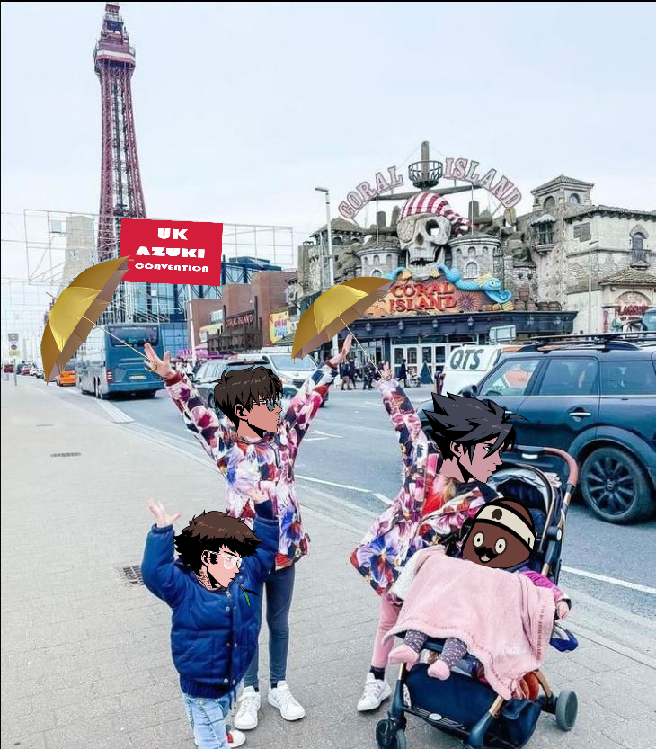 UK <a href="/Azuki/">Azuki</a> mfs heading to Coral Island, Blackpool in June.

Grab a golden brolly for the rain.