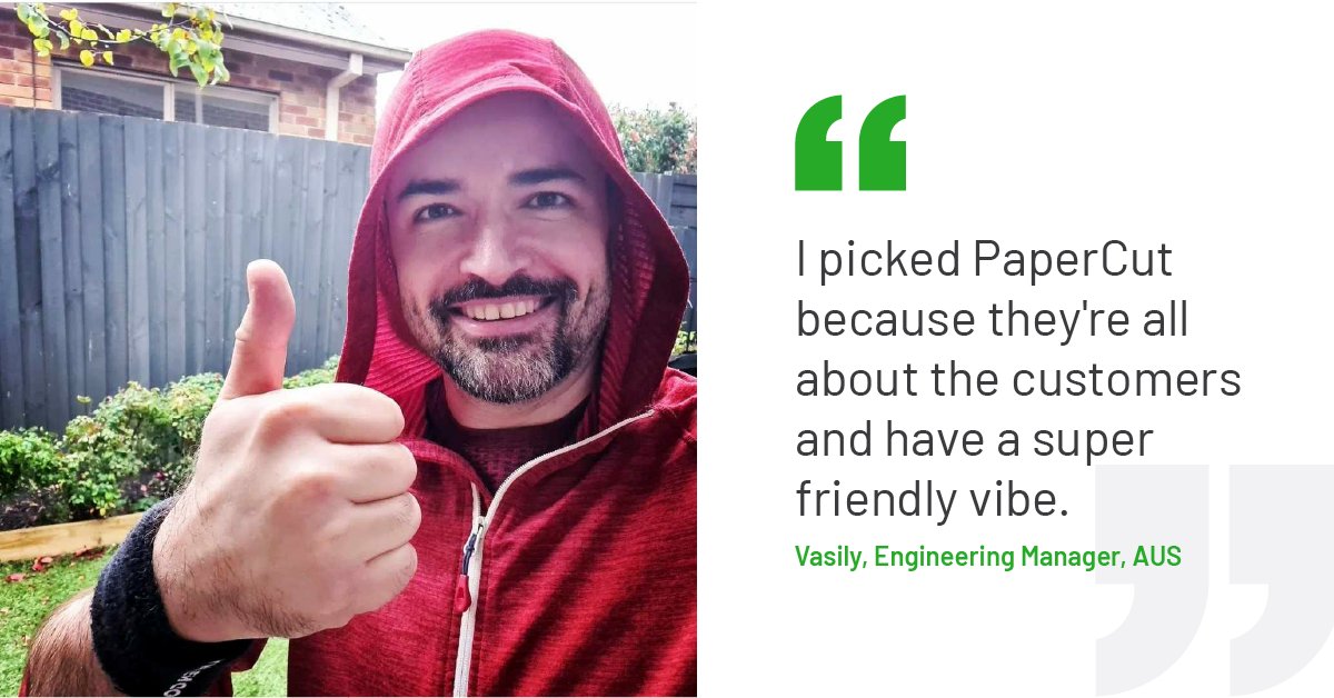 PaperCut Software on Twitter "Let's give a super friendly to