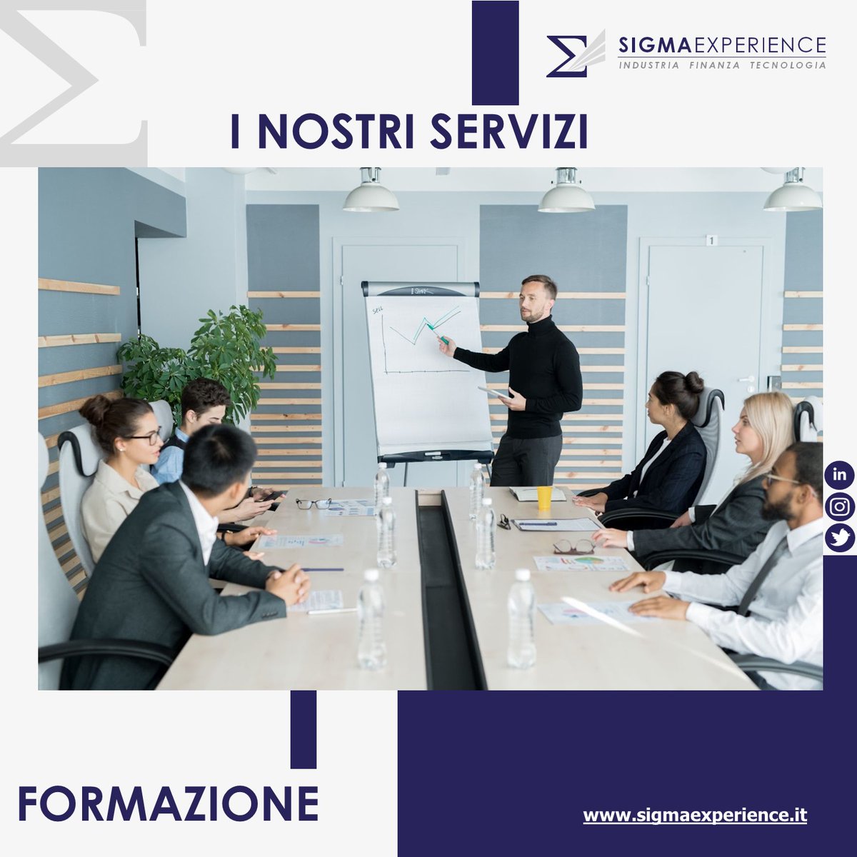 sigmaexperience's tweet photo. 👨‍🏫Sigma Experience è una risorsa al servizio dei clienti che affianca l’azienda in tutto ciò che si ritiene necessario nell'ambito delle risorse umane dall'implementazione fino alla fase di formazione. 
📍Per saperne di più, clicca sul link sottostante:
https://t.co/eIbygqTYgT https://t.co/dOA1F3RPlo