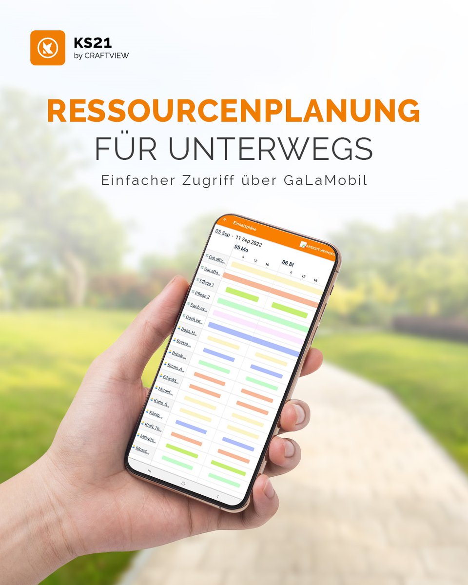 ks21_software's tweet photo. Behalte deine Ressourcen im Griff – auch mobil!

Nutze Ressourcenplanung für GaLaOffice 360° auch unterwegs – mit der GaLaMobil-App!

➡ https://t.co/Jg8uiTRH4p

Das KS21-Team

#ks21 #software #galamobil #galaoffice #digitalisierung #galabau #ressourcenplanung https://t.co/b7Qj3lbFgz