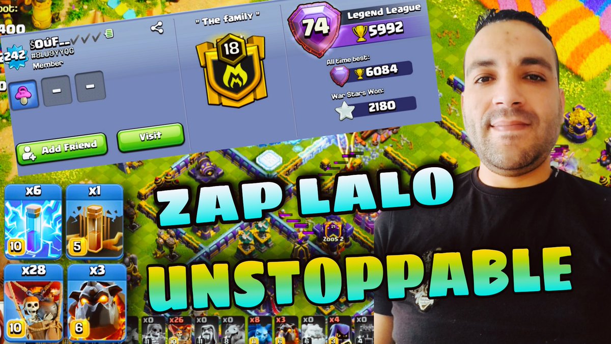 📺youtu.be/DwgounNYILg
Zap lalo top 100 legend hits by <a href="/souf_DL/">Souf</a> 
🔄 Retweet for more top player legend hits nad bases 🙏🤗❣️
Don't forget to like share and subscribe our YouTube channel youtube.com/@gaming_domain
