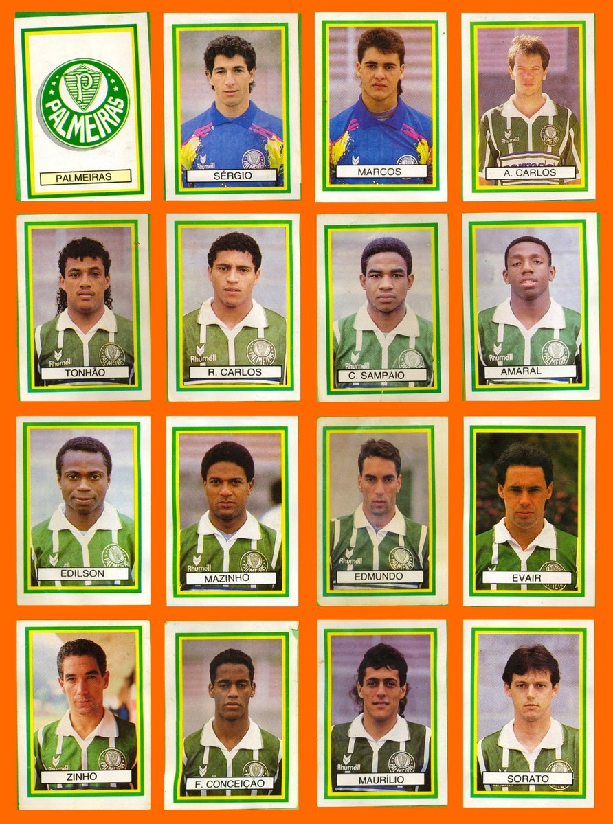 90sfootball's tweet image. Palmeiras, 1993. (@OldSchoolPanini)
