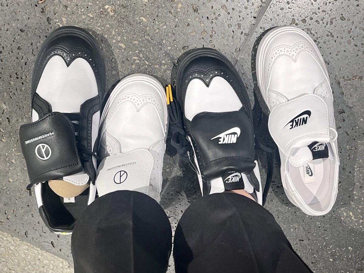duodxi711's tweet photo. [𝚕𝚒𝚏𝚎] PEACEMINUSONE x NIKE #Kwondo1 #PEACEMINUSONE #NIKE #FreedomInFlow #GDRAGON #GdragonxNike https://t.co/haq588ZPjb