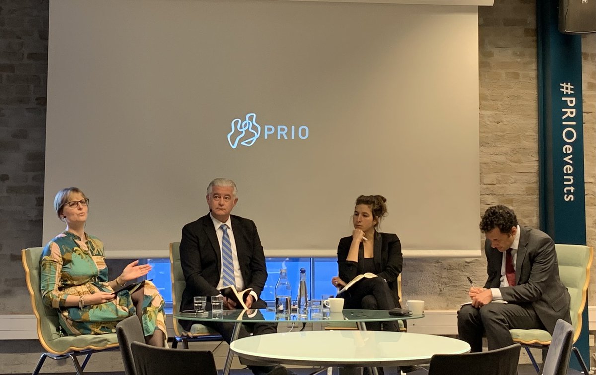 LauriBambus's tweet photo. Pleased to attend an insightful #MidEastBreakfast discussion on #China’s Growing Role in the Middle East, including #economic interests, #security issues, conflict management, international affairs with @jonathandfulton, @guyjsburton and @juliapalik1.
#PRIOevents @ilaria_carrozza https://t.co/3otNNSEzxr