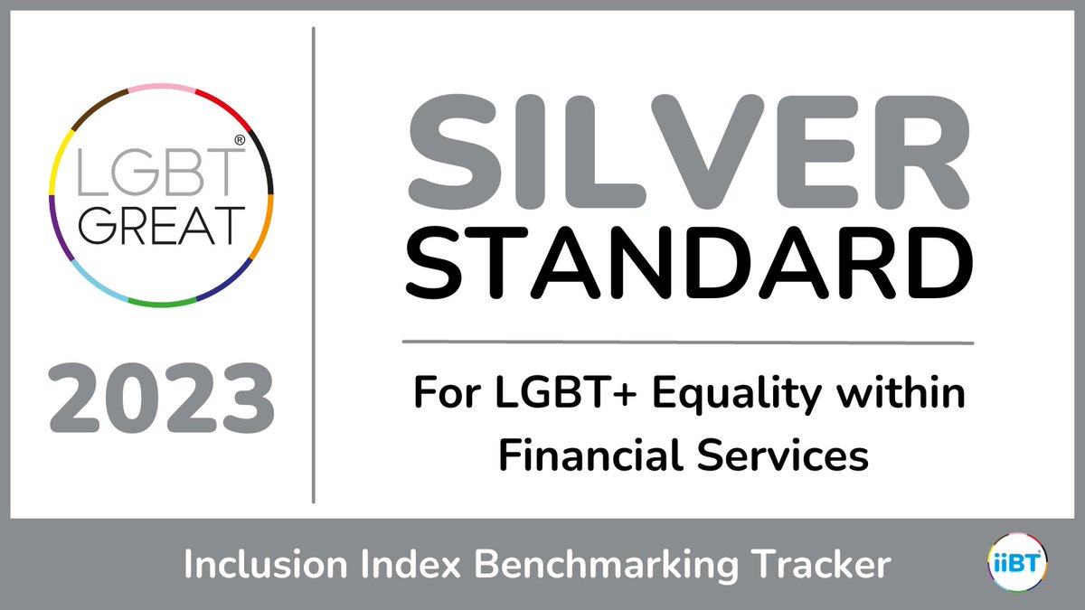 NTcareers's tweet photo. Northern Trust is proud to have achieved the Silver @LGBTGreat Financial Services Standard for the completion of the Inclusion Index Benchmark Tracker.

At Northern Trust you can go further in a community that cares.

Discover more here https://t.co/2uSX3mRGUD

#MadeForGreater https://t.co/wQF6ULKPLY
