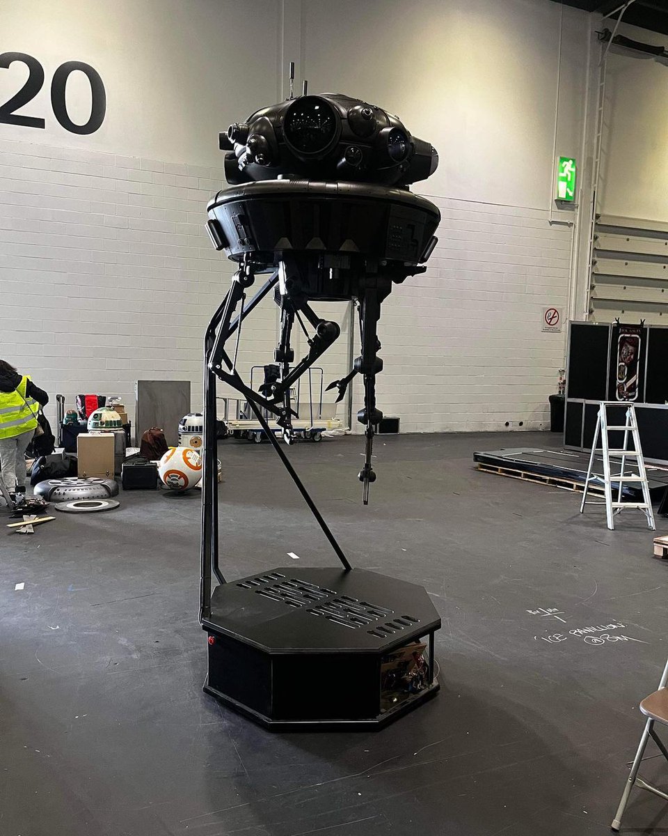 esun3dfilament's tweet photo. Star Wars Celebration in London, the UK's only full-sized Probe Droid. All built with eSUN PLA+ from @3DFilaprint by @norwich_droids
Looks super-duper Amazing😉
.
.
#3dfilaprint #probedroid #starwarscelebration2023 #starwars #droidbuilder https://t.co/pZqVTo4NA2