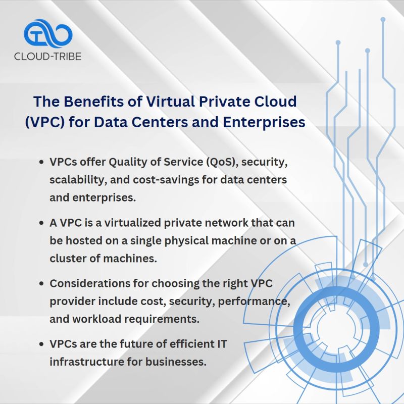 cloud_tribe's tweet photo. The Benefits of Virtual Private #Cloud (VPC) for #Data Centers and Enterprises

The future of #VPCs is bright, and they are becoming a more popular option for #businesses looking to improve their #IT infrastructure efficiency.

FOR MORE DETAILS: https://t.co/MeUJ5vuYGh https://t.co/OuSDMvaqB2