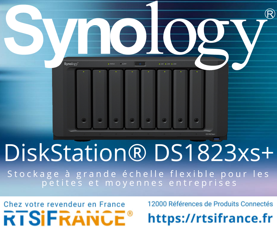 RTSiFRANCE's tweet photo. Solution de #stockage #flexible pour votre #entreprise ? Le #DiskStation® #DS1823xs+ de #Synology est là pour vous ! Ce puissant #serveur #NAS de stockage central vous permet de #stocker et de partager facilement vos précieuses #données !

En savoir plus :
https://t.co/xi6dsHGXUt https://t.co/KGQdAl7dHY