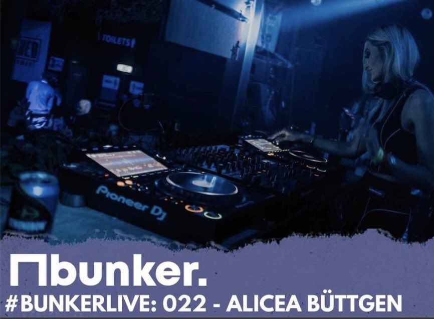 AliceaButtgen's tweet photo. The recording of my set at bunker: WAREHOUSE on the 4th March is now live! 💥 
https://t.co/weTIDFl6xc https://t.co/oqa2BPjbFd