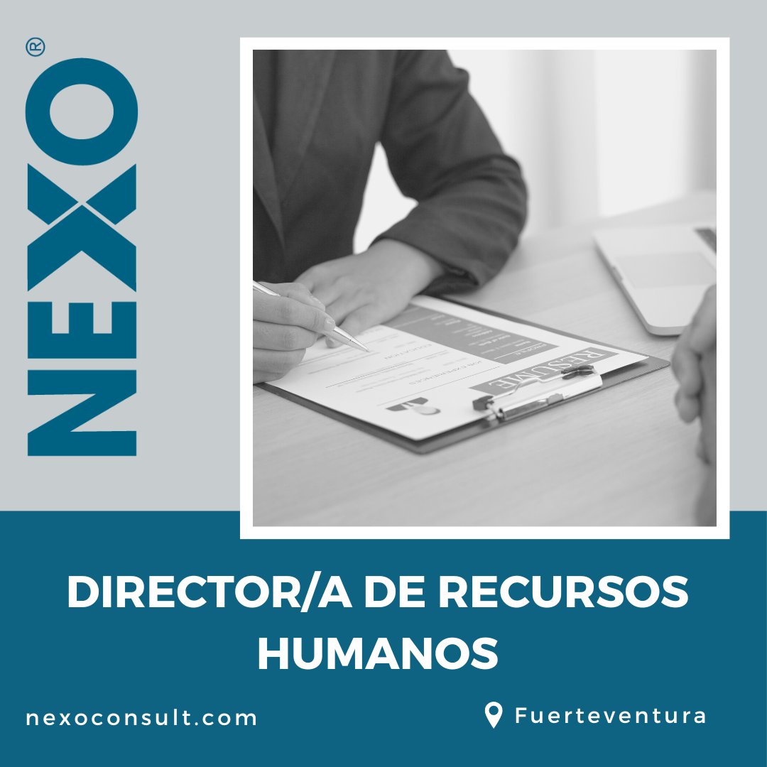 NexoCanarias's tweet photo. #EMPLEO | Seleccionamos DIRECTOR/A DE RECURSOS HUMANOS para Fuerteventura | Consulta requisitos e inscríbete a través de la web de Nexo: https://t.co/RvrwA64duy
#selecciondepersonal #fuerteventura #canarias #empleofuerteventura #empleocanarias #buscandoalosmejores #direccion https://t.co/QE4kCE5sZh