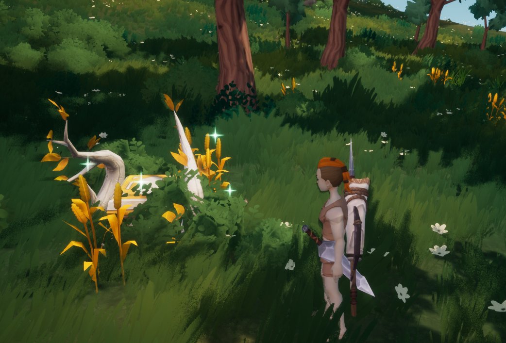 PathofRune's tweet photo. A lone #warrior roams the #forest in search of a way out while armed with nothing but a #sword, #spear, and #bow⚔️ Suddenly, he stumbles upon a #golden #treasure #chest 🎁hidden amongst the overgrown grass and bush🌳 What could be inside? The answer awaits...

#gaming #weapons https://t.co/g39SF4TUFV