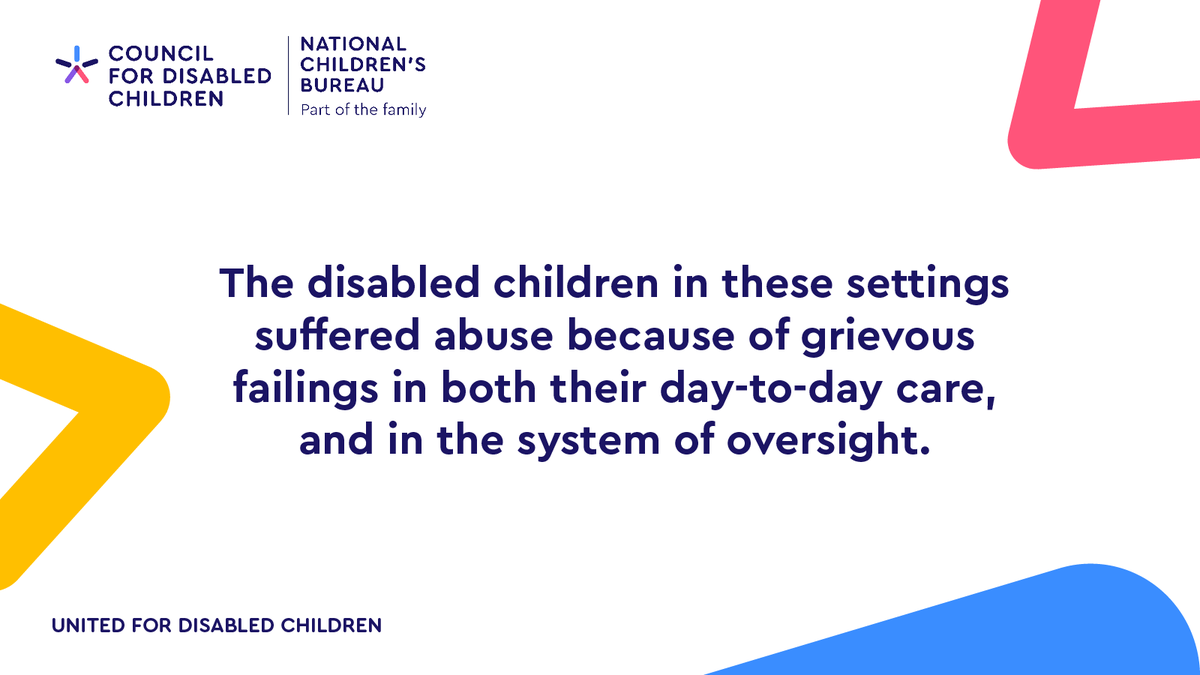 ncbtweets's tweet photo. The Child Safeguarding Practice Review Panel has today published recommendations to improve the care, welfare and outcomes for children with disabilities and complex health needs living in residential settings. https://t.co/L1TfgCcLSM 1/7 

@educationgovuk https://t.co/LeyNHwYGIn