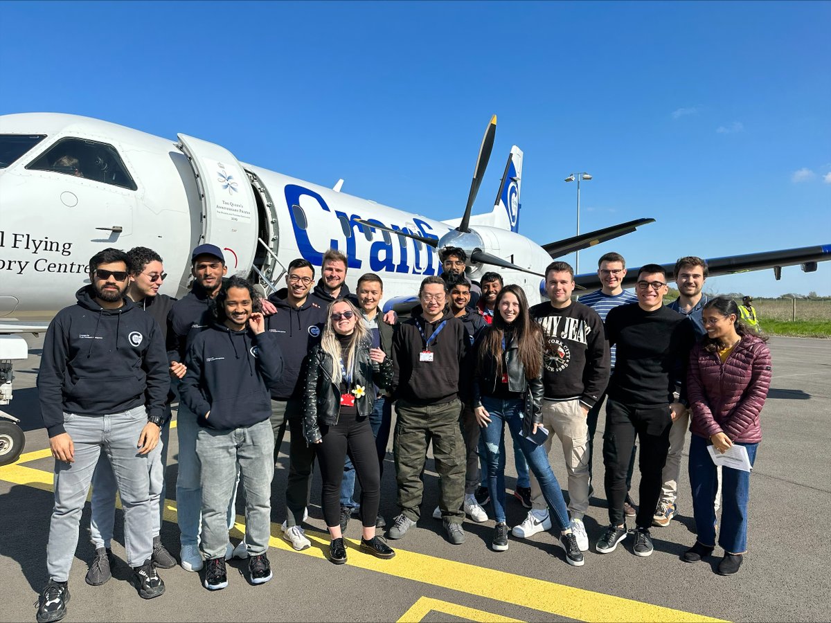 Happy NFLC flight day for the <a href="/CranfieldCATM/">Cranfield CATM</a>  students, taking up the <a href="/Saab/">Saab</a> 340B flight laboratory aircraft to learn more about flight dynamics.  Thanks to Rob and team, Simon and <a href="/Brabazon2/">Andy Foster</a>