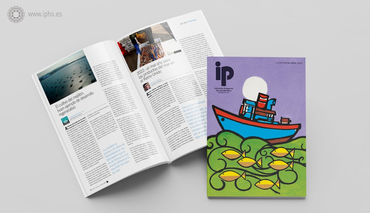 IPesqueras's tweet photo. ¿Ya le has echado un vistazo al interior de nuestro Extraordinario de Abril de la #RevistaIP?

El diseño de interiores es de Ipho. 

Los contenidos del mes: https://t.co/nJR8WD9rKg https://t.co/wUjzJWYE4f