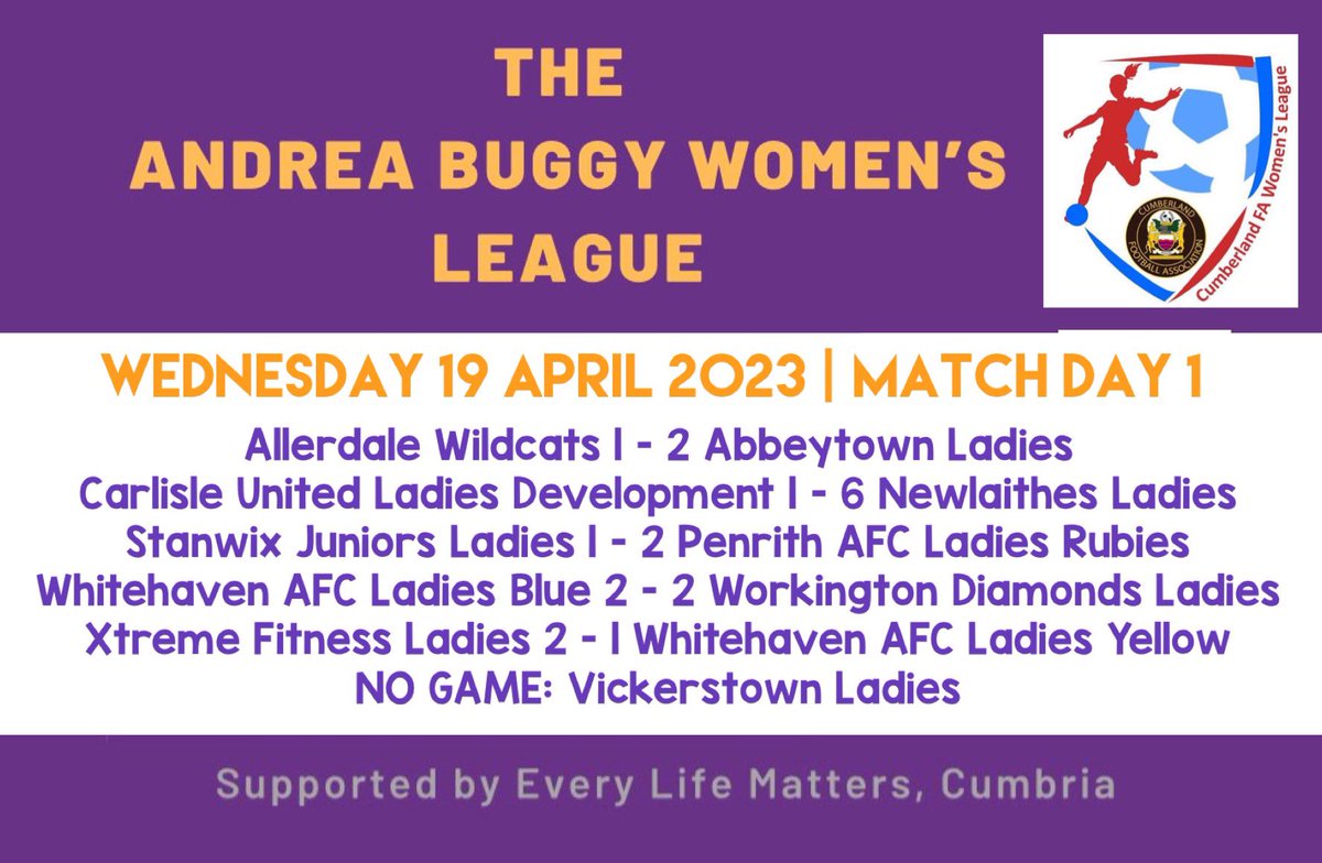 The Andrea Buggy Women's League tweet media