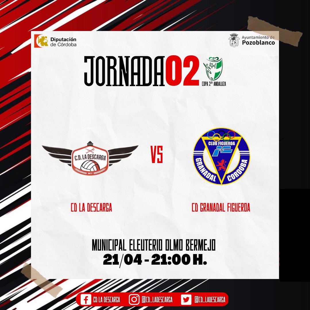 🚨MAÑANA JUGAMOS🚨 

🏆 2º partido de Copa

👏🏻 Os esperamos a todos en el Eleuterio Olmo a las 21:00
¡TODOS JUNTOS! 💪🏻💪🏻💪🏻

⚪️🔴⚫️
#todosjuntos #vamosdescarga #vivirenfamilia #Copa