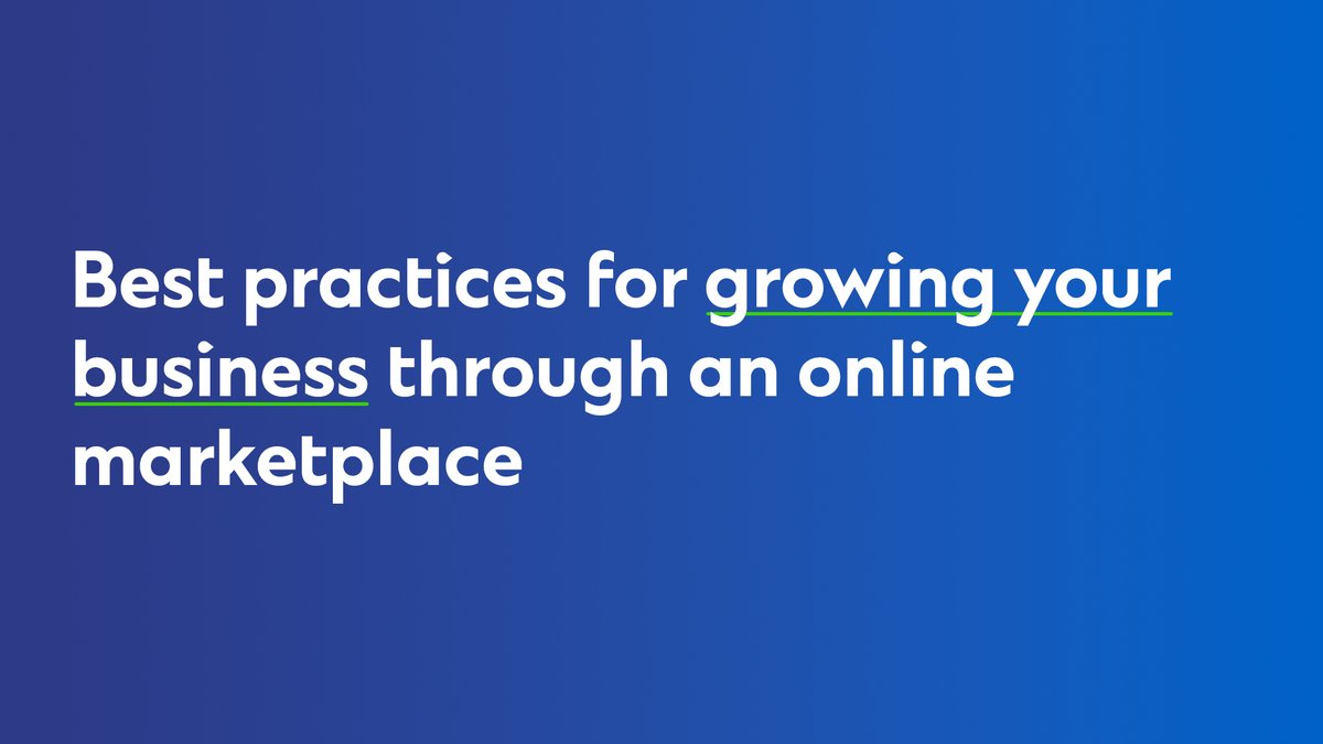 Customer behaviour has changed forever since the pandemic.

We asked Melissa Shannon, our Global Head of Digital Sales and Marketing, to share her best practices for growing your business through an online marketplace 👩🏽‍💻

#OnlineMarketplace #BusinessTips