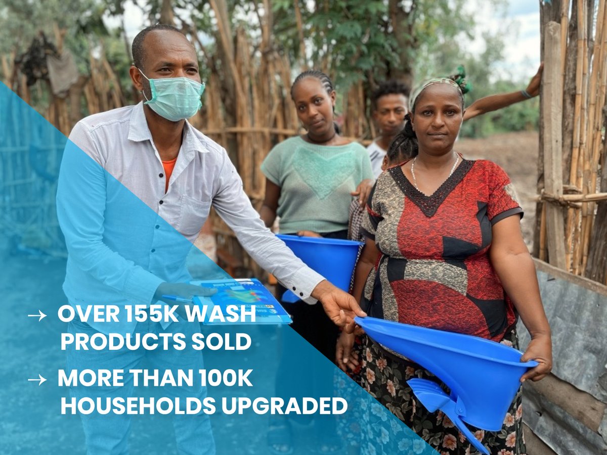 IntheLooPWaSH's tweet photo. Our business partners are helping us make a massive difference in sanitation sales at @USAID Transform WASH. With 101,148 households upgraded & over 155K products sold, Transform WASH is paving the way for better WASH access, one toilet at a time!
#TransformWASH #intheLOOp https://t.co/iAd35AvPRA