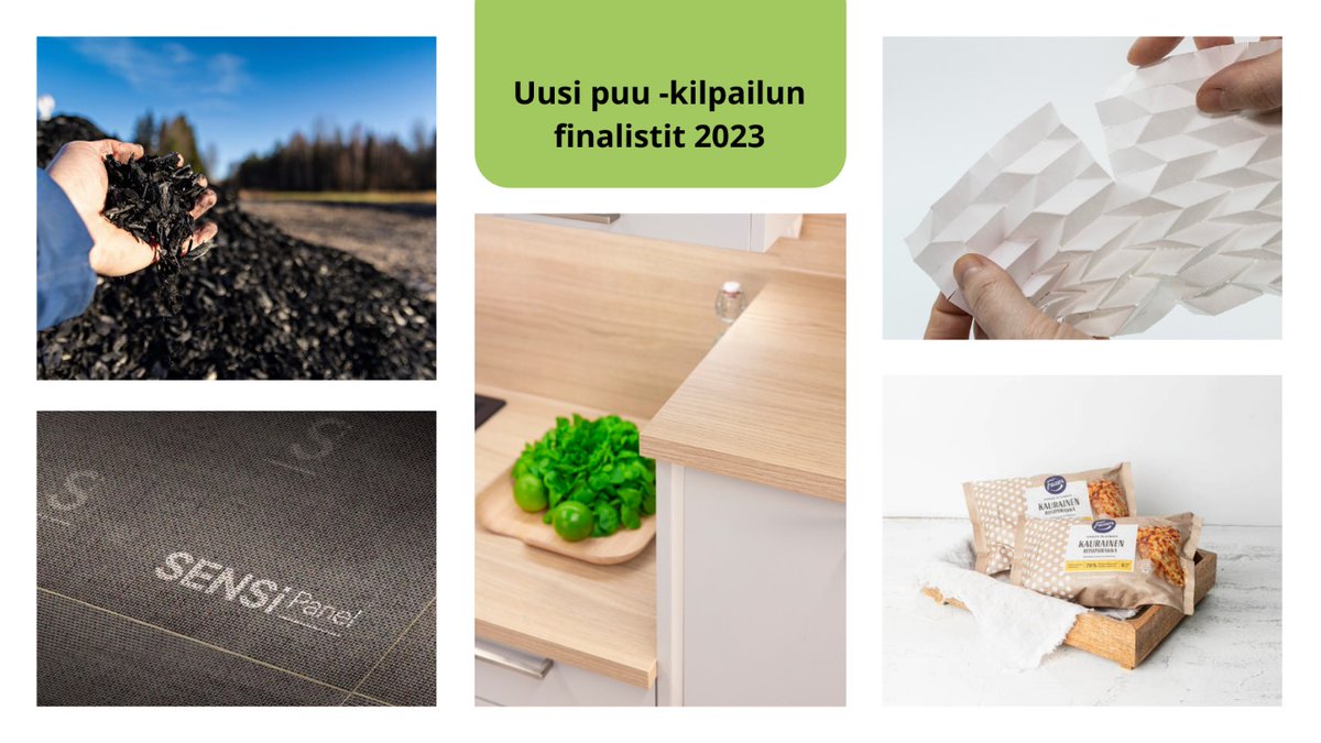 MetsayhdistysRy's tweet photo. Uusi puu 2023 -kilpailu huipentuu pian finaaliin PI:n kevätseminaarissa Helsingissä. Innovaatiokilpailu etsi jälleen puuta hyödyntäviä ratkaisuja, jotka vastaavat globaaleihin haasteisiin. Voittaja selviää klo 15! #tulevaisuusonpuusta #uusipuukilpailu2023 #PIprof https://t.co/W9rlrZyuSz