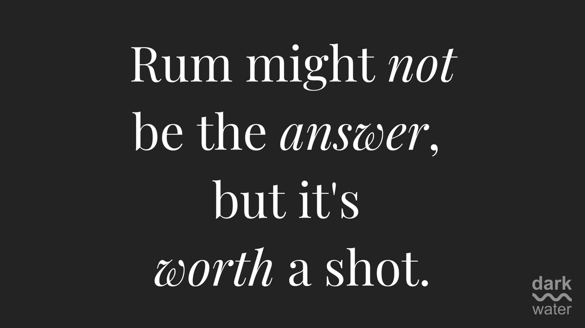Rum might not be the answer, but it's worth a shot

#mobilebars #events #rum #rumbar #weddings #parties #bartenderlife #rumlovers #drinkster