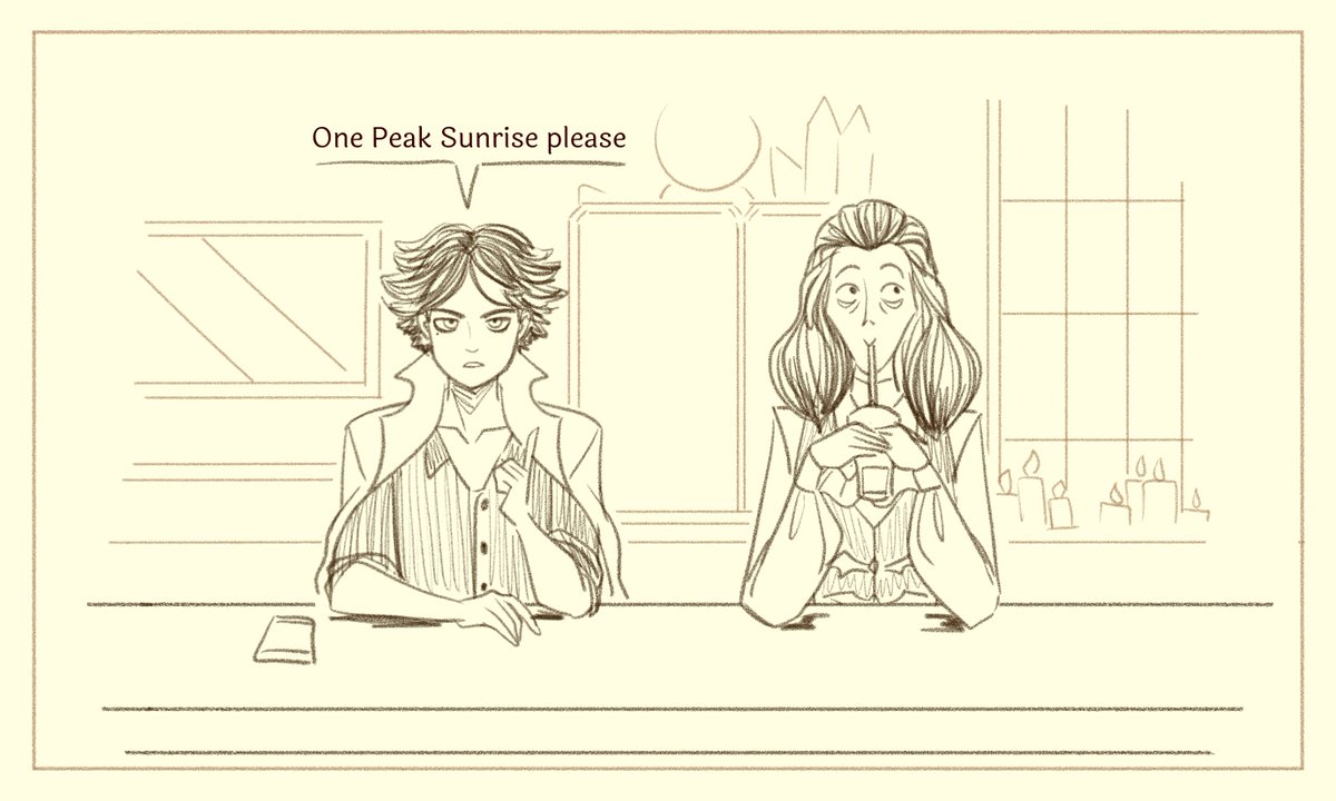GentleTrollDevs's tweet photo. 🦇Two vampires walk into a bar — 

#CoffeeTalk 2 launches in a few hours! And to celebrate we invited Hyde to have a little drink in our tavern with Kyle. ��� (1/2) https://t.co/C2T6WQmVnf