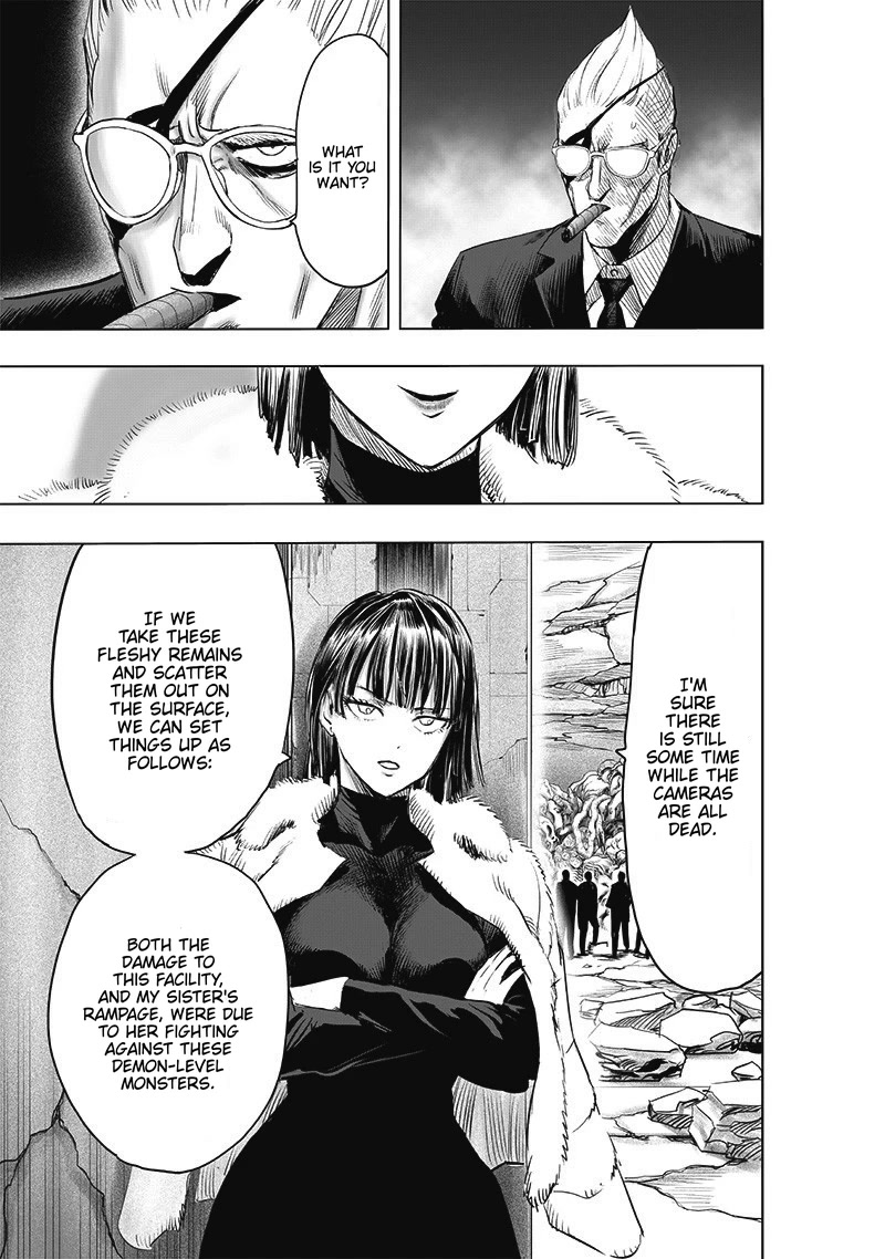 SocialMystery's tweet photo. Una Fubuki ricattatrice (lato di lei giusto da mettere in mostra) con un Executive dell'Associazione riesce a (ri)prendersi l'amica di scuola Psykos e adesso appare inevitabile lo scontro con la sorella Tatsumaki. Gag Saitama-Genos sempre divertenti. #OnePunchMan183 https://t.co/kWespw5M55