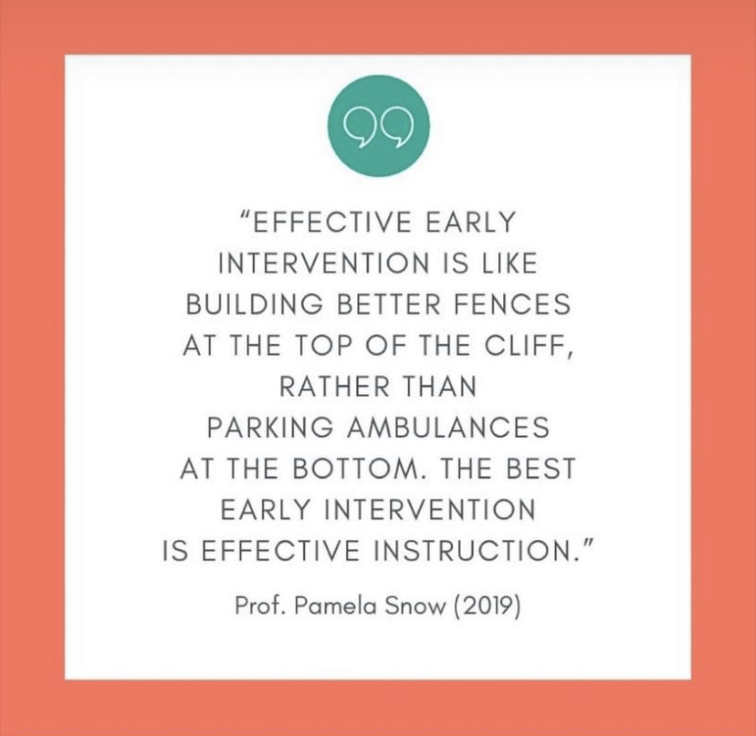 beck_f's tweet image. @PamelaSnow2 Effective Instruction is the answer! #effectiveinstruction #earlyintervention #earlydiagnosis