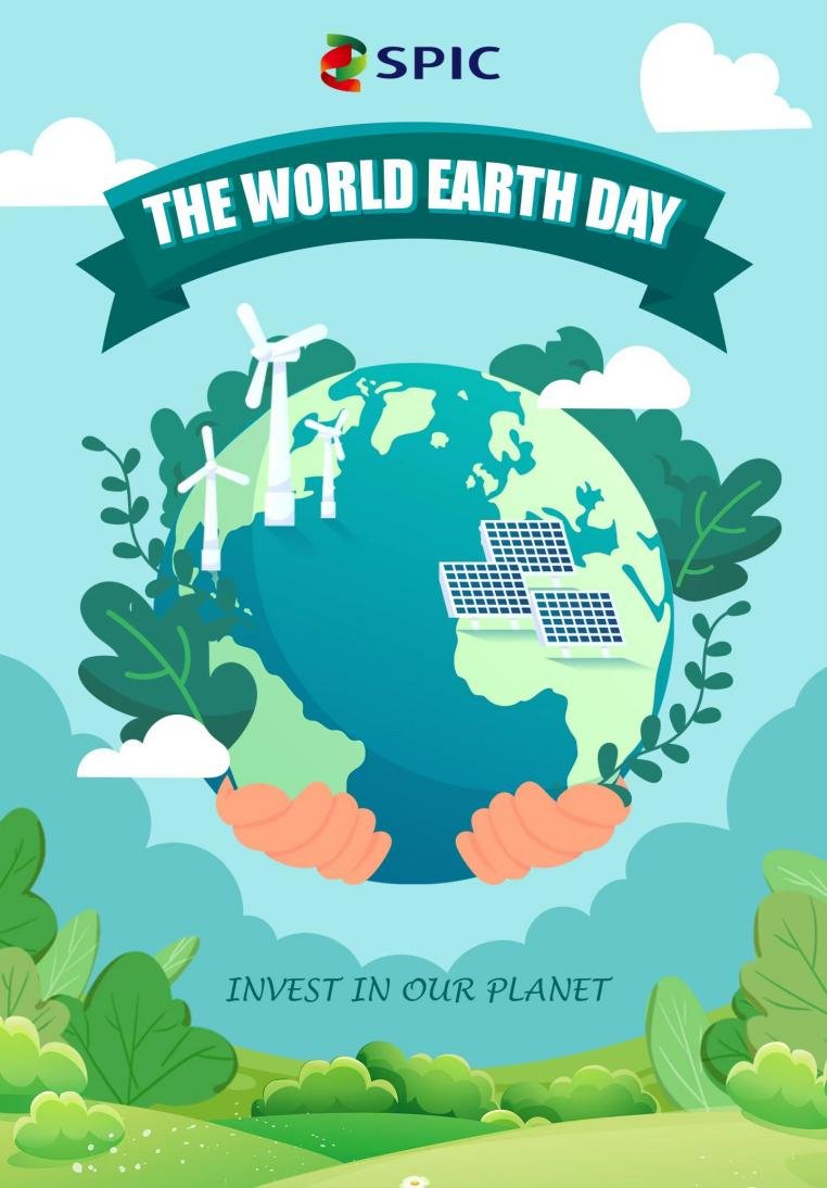 ChinaSPIC's tweet photo. #EarthDay2023 As a major player in the clean energy industry, #SPIC has been committed to sustainable development, delivering clean electricity to thousands of households worldwide with green resources. Choose low-carbon living and help us protect our planet's future. https://t.co/Fzkw8ISLhl