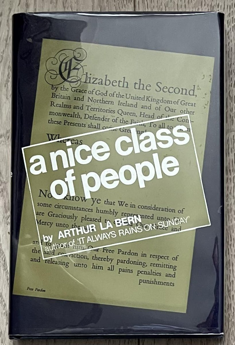 wilsongullis's tweet photo. The UK hardcover edition of A Nice Class Of People by Arthur La Bern, published by W.H. Allen in 1969, and with jacket design by Ken Reilly. #ANiceClassOfPeople #ArthurLaBern #1960s #KenReilly #book #books #cover #coverdesign #harback #hardcover #WHAllen https://t.co/Pat4SVFMzz