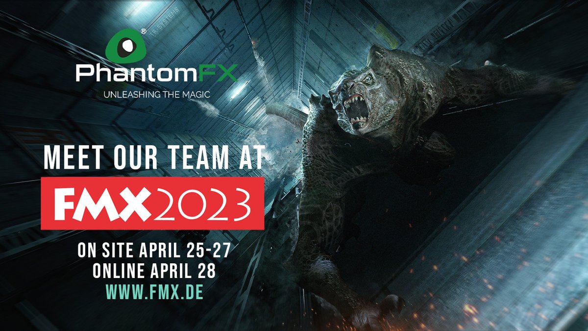 Let's meet at #FMX2023! 
#PhantomFX is attending FMX - Film & Media Exchange on-site in #Stuttgart, Germany! Our CEO, @bejoyraj is speaking at a workshop on Thursday, April 27.

PhantomFX team will be available for a meet and greet to forge connections and share our passion.