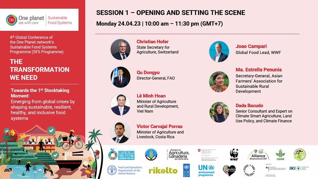 FAOVietNam's tweet photo. .@FAO is co-organizing the 4th Global Conference of the Sustainable Food Systems Programme of the #OnePlanetNetwork, taking place between 24 - 27 April 2023 in Ha Noi, #VietNam 🇻🇳
More detail 👉https://t.co/mRnRKnVBUB
#SustainableFoodSystems #SFSPConference @SFoodSystems https://t.co/CnCn4pgVQc
