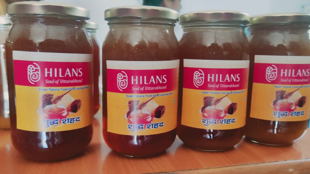 REAPUttarakhand's tweet photo. REAPPauri: Taste the sweetness of our #Himalayan_Honey &amp; support #Local_Beekeeping. This honey is sourced directly from the #beekeepers of #Kaljikhal block. 
#Sustainable_Living #Save_The_Bees @REAPUttarakhand 
@basava_ias
@nitikakh22 
@ganeshjoshibjp
@c… https://t.co/fZwz7hdqNa