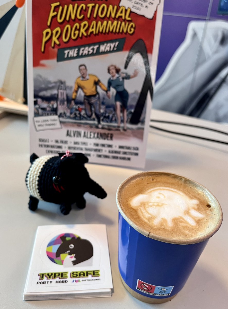 wachal_maria's tweet image. Three forms of Tapir @GeeCON 🥰
Adopt yours at adopt-tapir.softwaremill.com
BTW, we recommend @alvinalexander’s book 👌
#functionalprogramming #scala