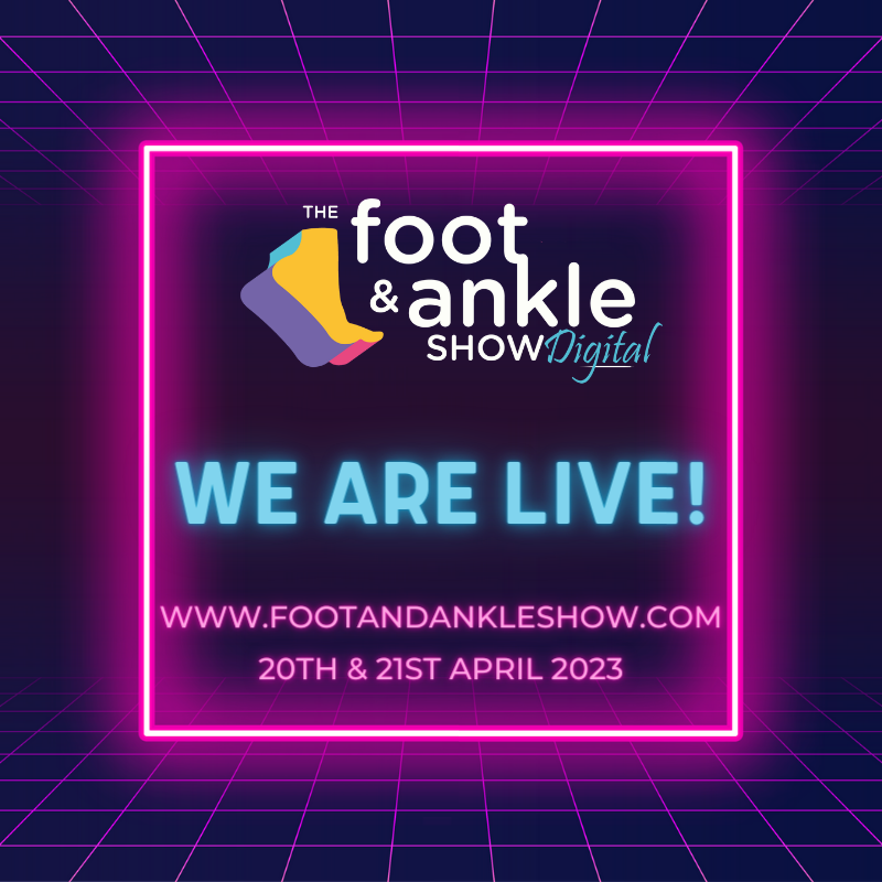 The Foot &amp; Ankle Show Digital is LIVE!

There's still time to register -www.footandankleshow.com 

#fashow #digital #education #internationalspeakers #cpd #freecpd #clinicians #practitioners #foothealtheducation