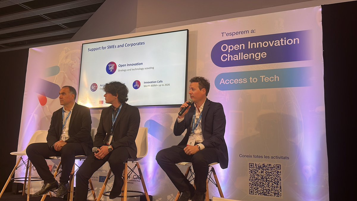 jordiaguasca's tweet photo. Glad of this collaboration with @EITManufactur: more than 70 meetings arranged, 9 startup pitches and latest 4.0 innovative solutions in the heart of #advancedfactories. @accio_cat always connecting tech challenges. #openinnovation #accesstotech @DIH4CAT @nebext https://t.co/c7JcGoKtdG