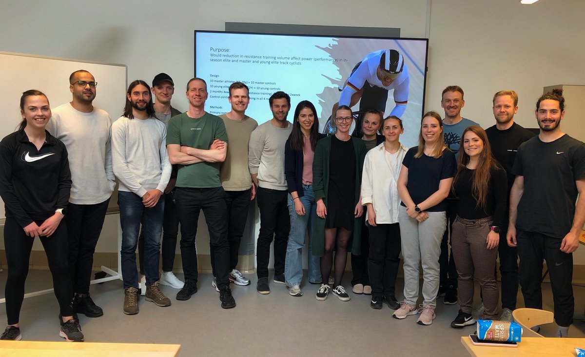 JakobAgergaard's tweet photo. So happy to have hosted three-day Ph.D. course, Skeletal muscle performance in basic and applied exercise studies at @ISMCopenhagen 
Very activity and engaging Ph.D. students made the course all worthwhile.
#sportsscience #physicalperformance #myotwitter https://t.co/xsahDBDGEN