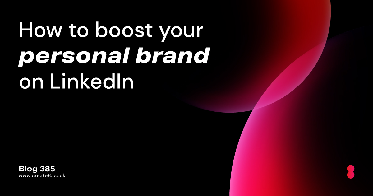 Create8Ltd's tweet image. Personal branding is the latest trend for social media influencers. Why? Because personal brands can help you to build credibility in your industry and achieve your business goals!
create8.co.uk/linkedin-perso…
#Create8