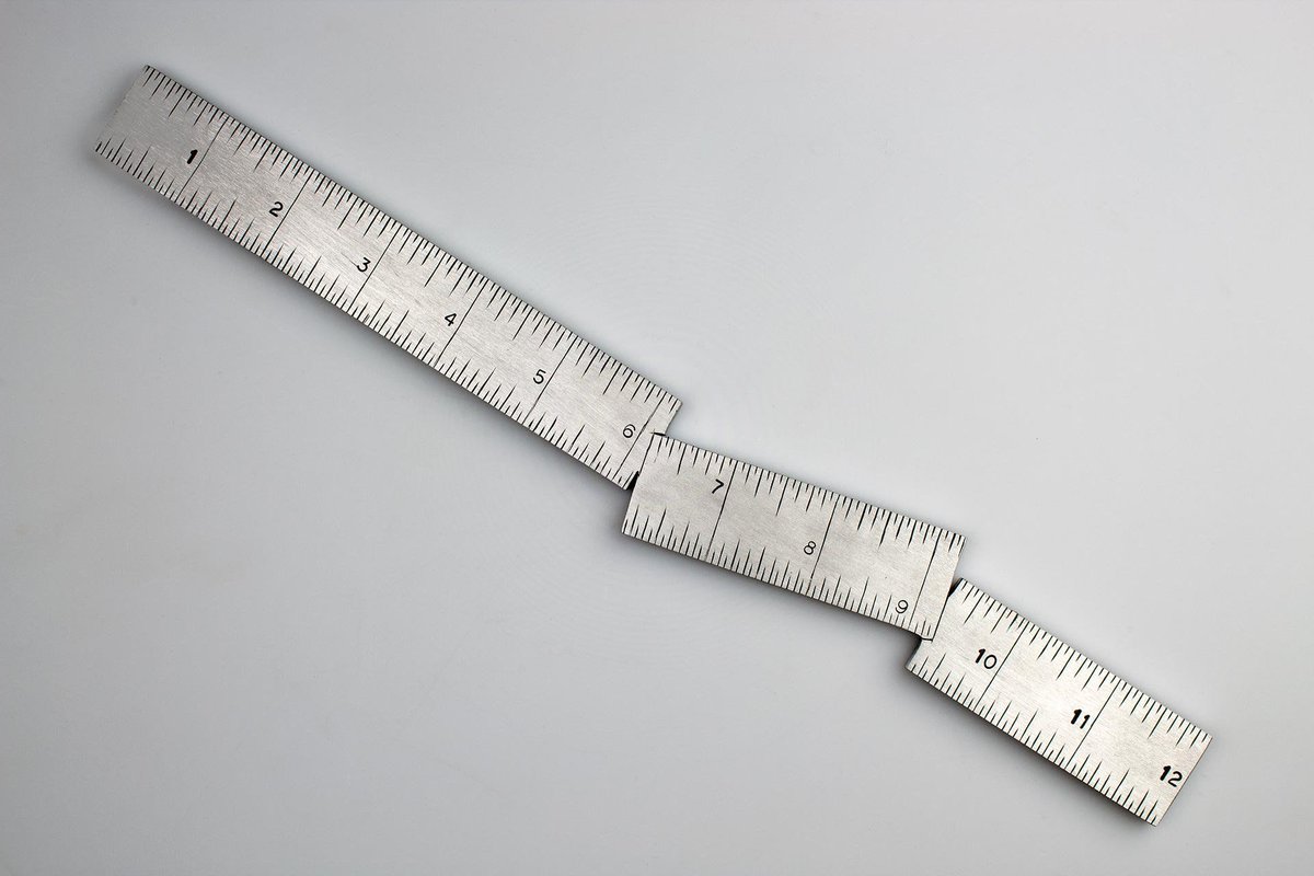 Rick Salafia’s Wildly Shaped Aluminum Rulers Measure Impractical Proportions thisiscolossal.com/2023/04/rick-s… @Colossal