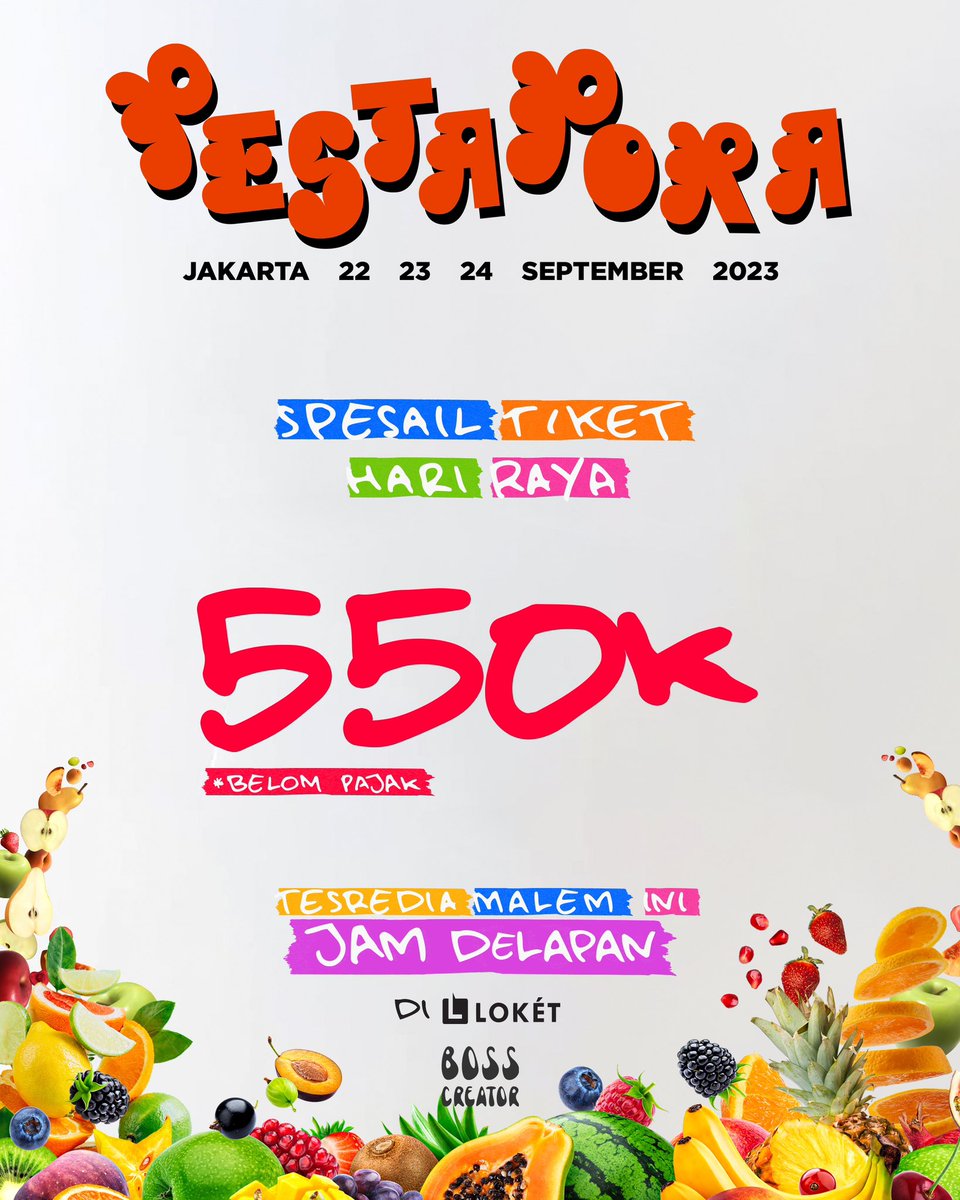 PestaPestapora's tweet photo. JGN KELUPAAN YAHH 🍒🍓🍊🍉 https://t.co/waVQQVd5D0