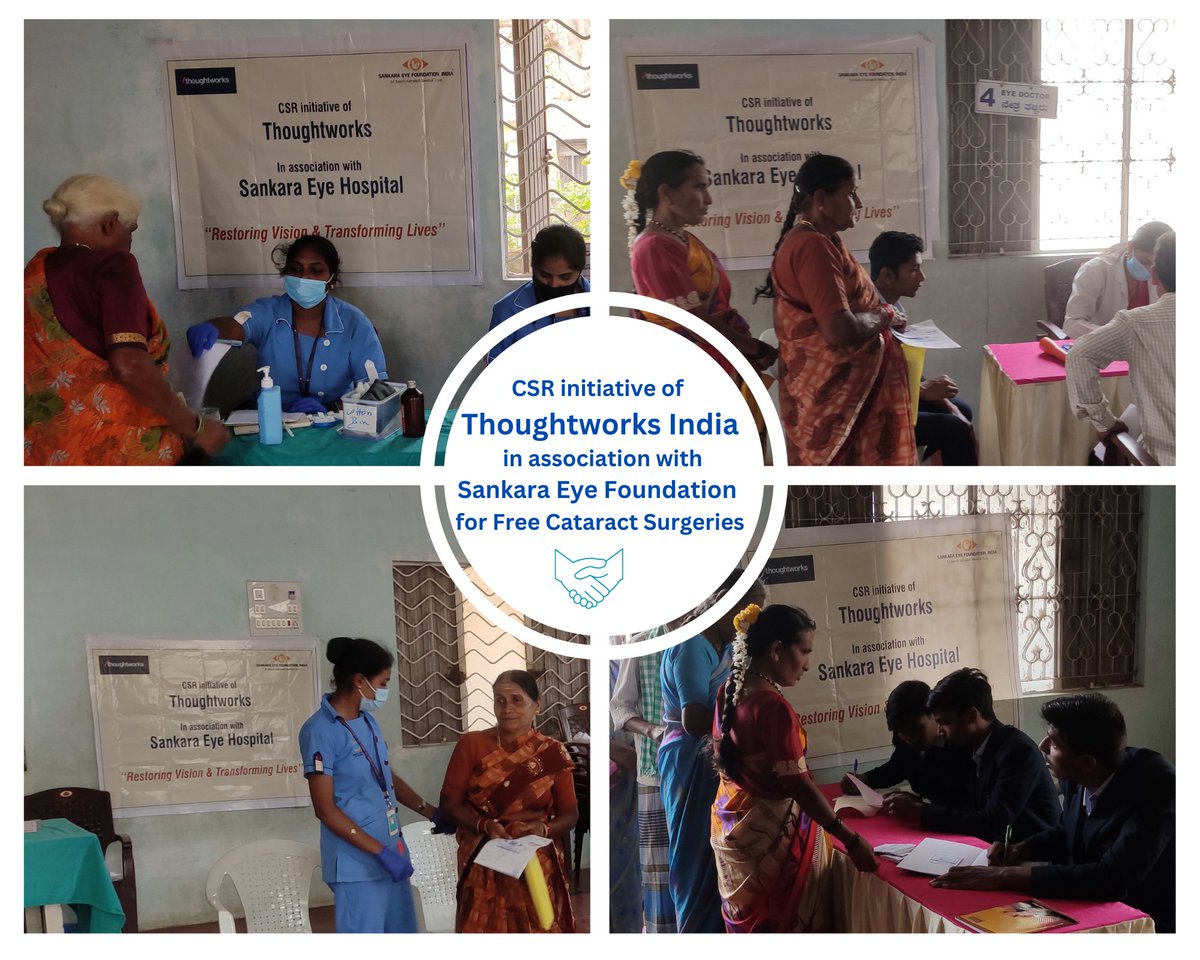 SankaraV2020's tweet photo. Be the change you want to see in the World!
Thank you Thoughtworks India for your CSR support and also thank you for your trust and confidence in Sanakara Eye Foundation India.
#CSR #Social Responsibility #CSRSupport #EyeCare #EyeHospital #SankaraEyeHospital
@thoughtworks https://t.co/H3RYe6v8AU