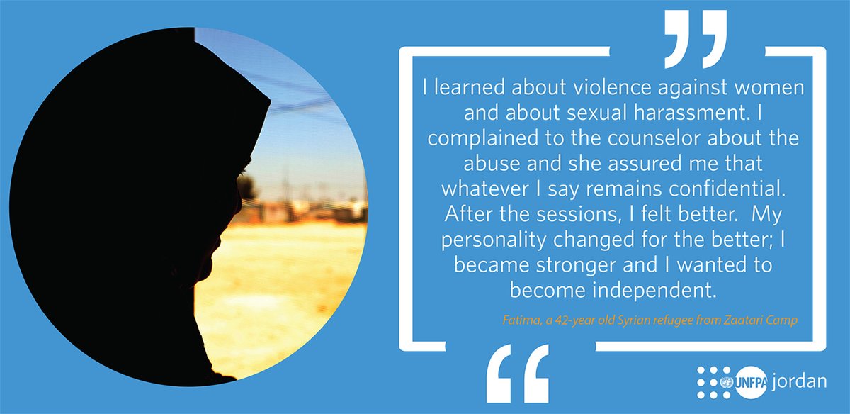 UNFPAJordan's tweet photo. Refugee women, who were uprooted from their homes and displaced, remain vulnerable to gender-based violence.
#GBV #UNFPAJordan
Read more: https://t.co/S8t7kkmErm
EU Civil Protection &amp; Humanitarian Aid https://t.co/C3jWAmP1rE