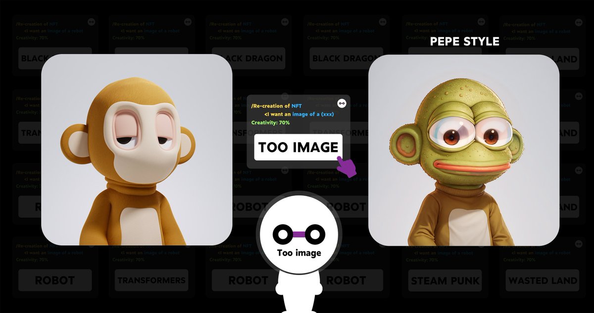 AINN_image's tweet photo. @SunnyNswap Get your pepe.

#AIGC #WEB3 #NFT #secondarycreation https://t.co/C9cAze87Ib