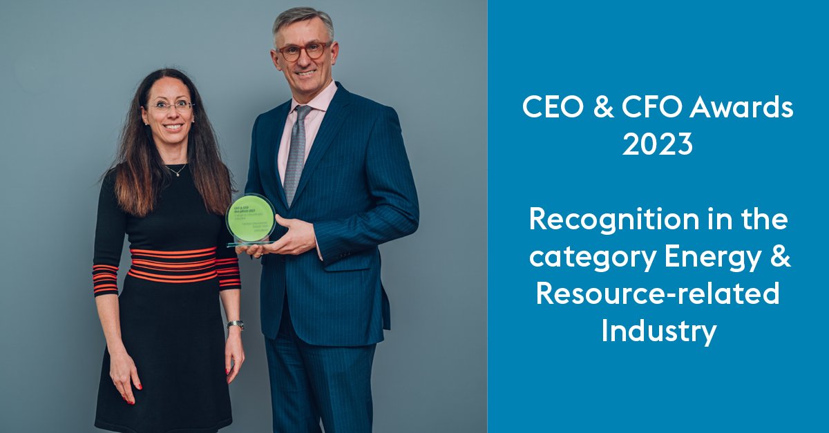 For the 16th time, <a href="/Deloitte/">Deloitte</a> together with Börse Express &amp; CFO Club Austria presented the CEO &amp; CFO #Awards to the best executives of domestic ATX Prime companies. Our CEO Eibensteiner and CFO Ottel (pictured) were recognized in the category #Energy &amp; Resource-related Industry.👏