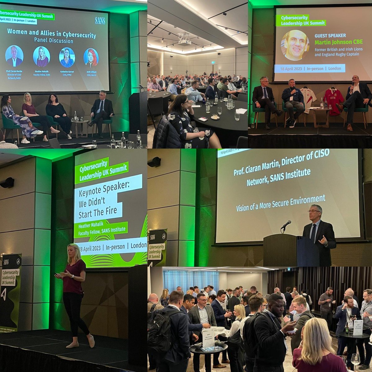 What an amazing day we had at the @SANSEMEA #SecLeadershipUK summit this week in London 🇬🇧

Packed room of security leaders, great buzz and fantastic talks from the experts! Plus a great session with Martin Johnson CBE to close 🏉

@secleadership #cybersecurity