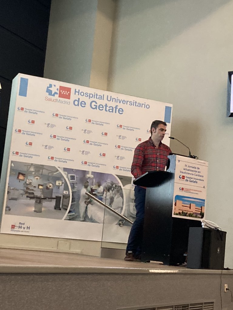 Seguimos con Chema Fernandez Rodriguez en la IV jornada de actualización en insuficiencia cardiaca del Hospital Universitario de Getafe sobre cómo optimizar el tratamiento de IC aguda @iisgetafe #hospitalgetafe